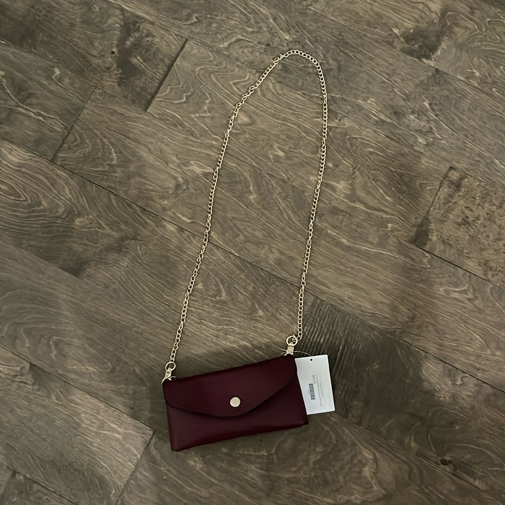 Maroon purse